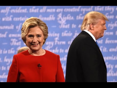 Presidential debate highlights: Clinton and Trump trade blows &ndash; video