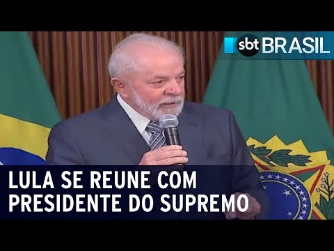 Lula se re&amp;uacute;ne em particular com o presidente do STF Lu&amp;iacute;s Roberto Barroso | SBT Brasil (23/11/23)