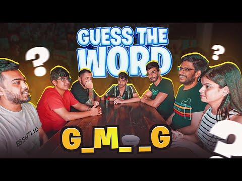 GUESS THE WORD CHALLENGE !