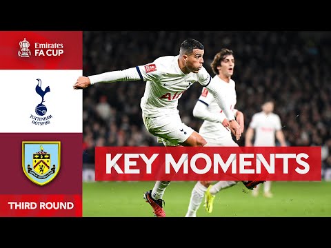 Tottenham Hotspur v Burnley | Key Moments | Third Round | Emirates FA Cup 2023-24