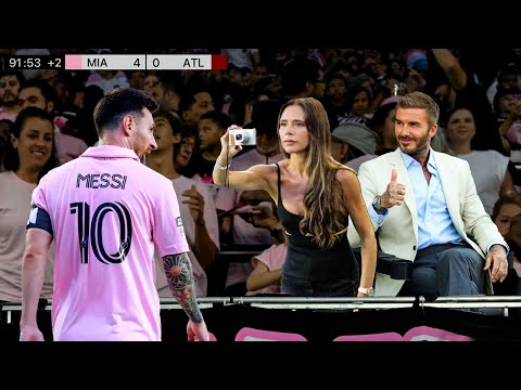 David Beckham and Victoria will never forget Lionel Messi's performance in this match