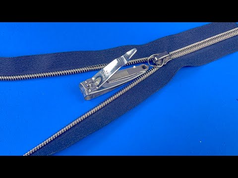 Tailors Don't Want You To Know This Method! Fix Broken Zipper in 2 Minutes