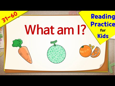 Easy Reading Practice for kids | What Am I Quizzes (31-60) | Short Sentences