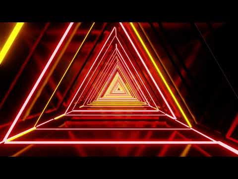 VJ LOOPS NEON - Abstract Background Video 4k - vj loop 4k - Colorful Triangle Background - hd