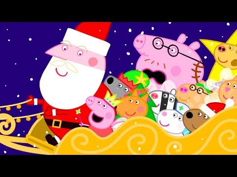 🎅 Peppa Pig's Ride with Father Christmas | Peppa Pig Official Family Kids Cartoon