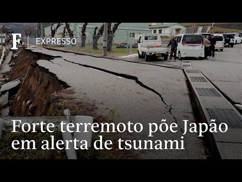 Terremoto de magnitude 7,6 atinge o Jap&atilde;o, e pa&iacute;s emite alerta de tsunami