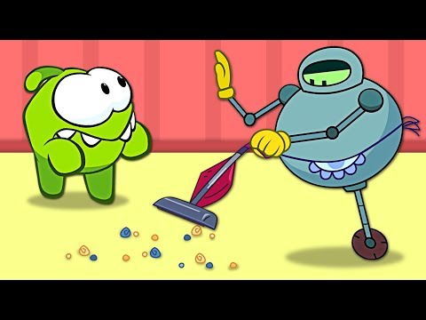 Om Nom Kisah - Membersihkan Rumah | Lucu Untuk Anak | Om Nom Bahasa