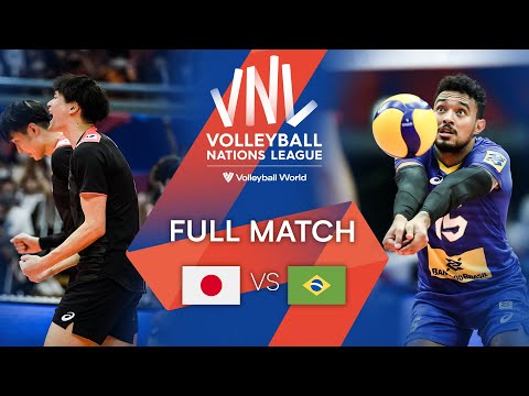 🇯🇵 JPN vs &nbsp;🇧🇷 BRA - Full Match | Men's VNL 2022