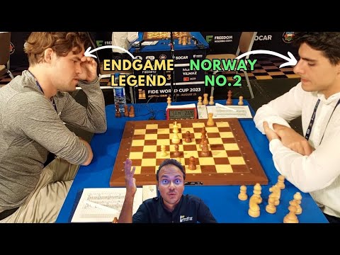 An absolutely delightful endgame | Magnus Carlsen vs Aryan Tari | Commentary by Sagar