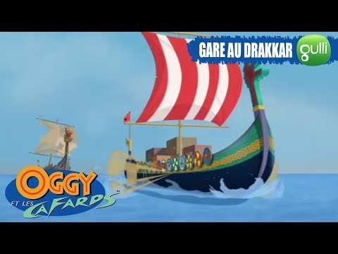 Gare au Drakkar ! - Oggy et les Cafards Saison 5 c'est sur Gulli ! #28