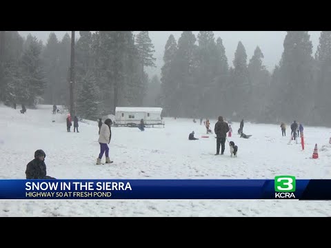 Northern California Sierra Snow: January 6, 2024 at 5 p.m.