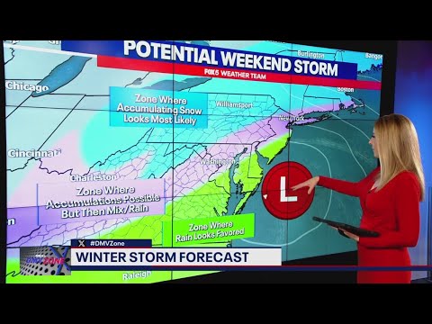 Weekend Snow Potential: First glance at expected snow totals for the DC region