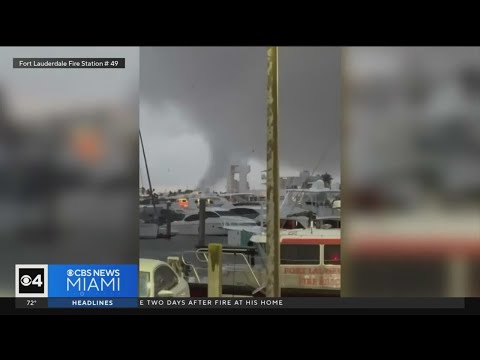 Tornado touchdown sighted in Fort Lauderdale