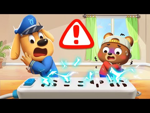 Don't Play with Sockets | Electrical Safety for Kids | Kids Cartoon | Sheriff Labrador