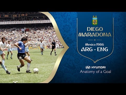 Diego Maradona Goal of the Century | Argentina v England | 1986 FIFA World Cup