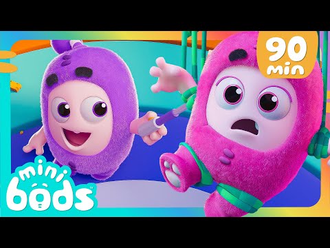 I Will Rescue My Friend! - Minibods | Mini Oddbods | Baby Oddbods | Funny Cartoons For Kids