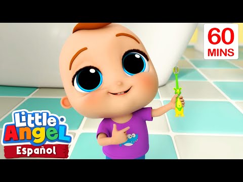 Beb&eacute; Juan aprende a cepillar sus dientes |Canciones Infantiles con Beb&eacute; Juan🎵| Little Angel Espa&ntilde;ol