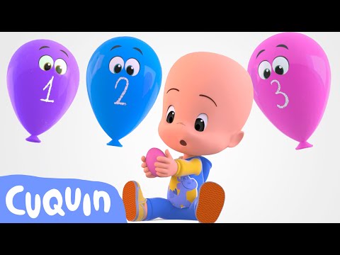 Learn the animals and sing with Cuquin's surprise balloons 🎈 and his friends  | Educational Videos