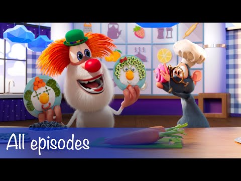 Booba - Compilation of All 64 Episodes + Food Puzzle - Cartoon for kids