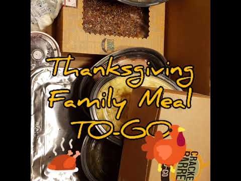 Cracker Barrel Thanksgiving Holiday Meal Review