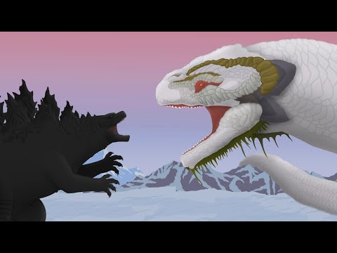 Godzilla vs World Serpent  |  EPIC&nbsp;BATTLE  |  MonsterVerse vs GoW