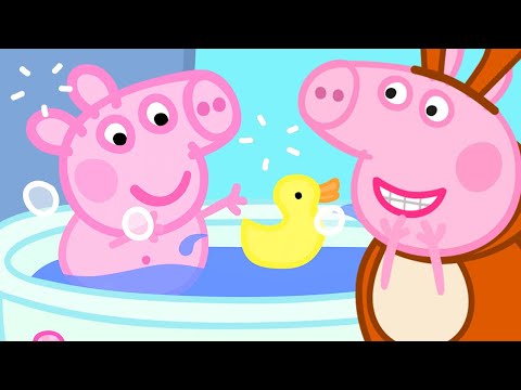 Baby Alexander's Bath Time with Peppa Pig | Peppa Pig Official Family Kids Cartoon