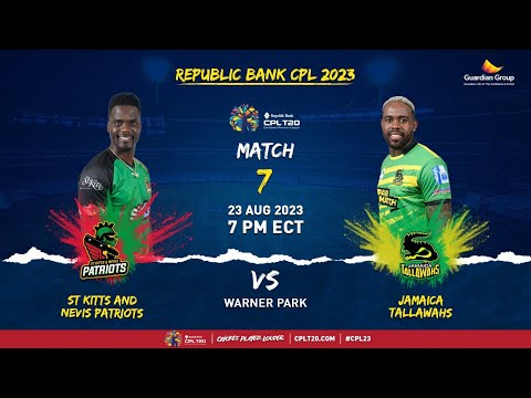 LIVE | Jamaica Tallawahs vs St Kitts &amp; Nevis Patriots | CPL 2023