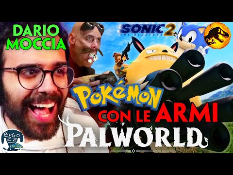 Dario Moccia reagisce a PALWORLD e i Pok&eacute;mon Cattivi  e Jurassic World 3 e Sonic 2 con Jim Carrey