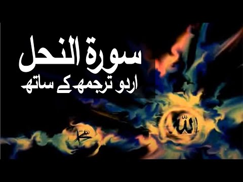 Surah An-Nahl with Urdu Translation 016 (The Bee) 