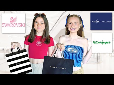 LUXURY SHOPPING TRIP on VACATION! *Swarovski, Ralph Lauren, Sephora* | Family Fizz