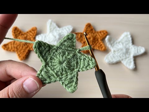 knitting star 🌟 crochet star making