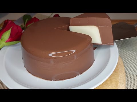 Nur Milch und Schokolade! Leckeres Dessert in 4 Minuten! Keine Gelatine oder Backwaren!