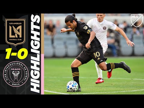 LAFC 1-0 Inter Miami CF | Carlos Vela Chipped Goal &amp; Beckham is Back! | MLS HIGHLIGHTS