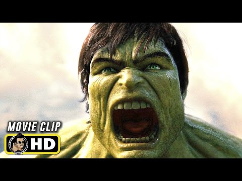 THE INCREDIBLE HULK (2008) University Battle [HD] Hulk Smash