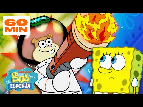 Bob Esponja | Los experimentos m&aacute;s LOCOS de Arenita en Bob Esponja 🧪 | Bob Esponja en Espa&ntilde;ol