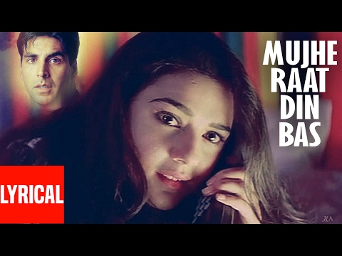 &quot;Mujhe Raat Din Bas&quot; Lyrical Video | Sangharsh | Sonu Nigam | Akshay Kumar, Priety Zinta, Aman Verma