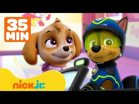 PAW Patrol | Chase und Skyes aufregendste Rettungsaktionen! | 35 Minuten-Compilation | Nick Jr.