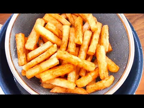 바삭한 감자 튀김과 치즈 소스 만들기. The best  french fries and cheese sauce at home.