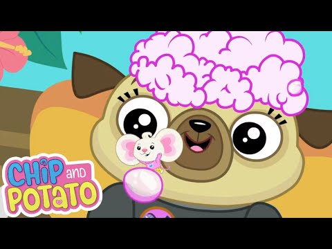 Chip and Potato | Chip's Cool Haircut | Cartoons For Kids