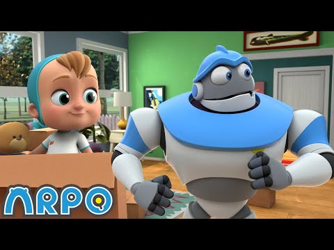 Moving House! | ARPO The Robot | Funny Kids Cartoons | Kids TV Full Episodes