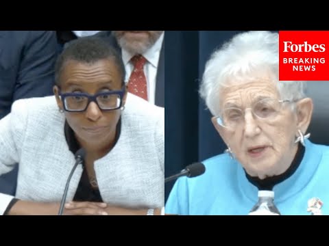 Virginia Foxx Asks Harvard's President Point Blank: 'Do You Believe Israel Has The Right To Exist?'