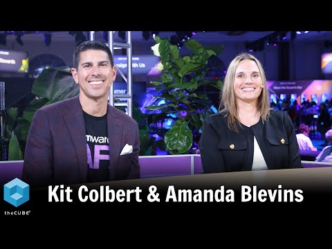 Kit Colbert and Amanda Blevins, VMware | VMware Explore 2023