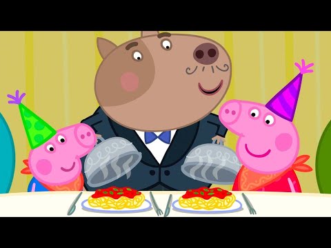 Peppa Pig And George Celebrate a Birthday Meal 🐷 🎉 Adventures With Peppa Pig