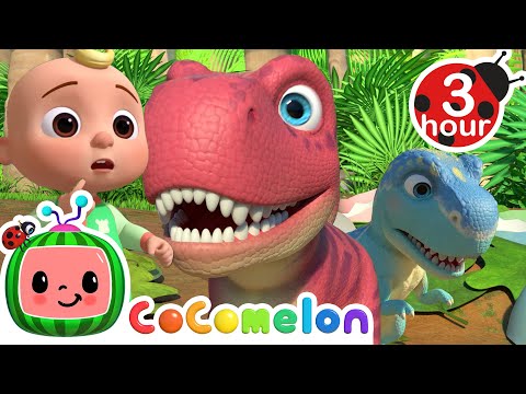 Ten Little Dinos (Counting at the Park) | Cocomelon - Nursery Rhymes | Fun Cartoons For Kids