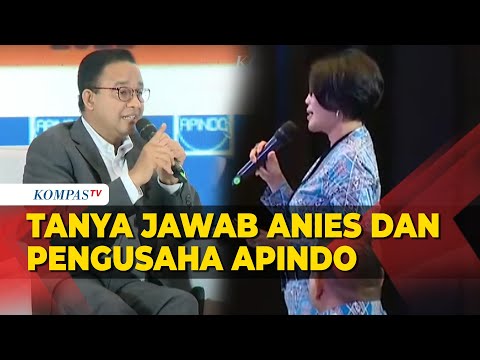 Tanya Jawab Capres Anies dengan Para Pengusaha APINDO, Singgung BUMN hingga Perpajakan