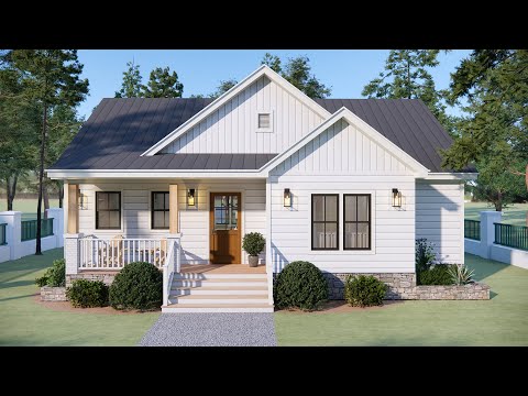 31'x39' (9x12m) The Most Beautiful Cottage House You'll Ever See | Small House Design.