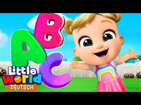 Das ABC-Lied | Kennst du schon das Alphabet? |  Kinderlieder f&uuml;r Kleinkinder | Little World Deutsch