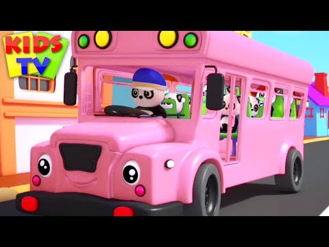 Wheels On The Bus | Baby Bao Panda Cartoons | Nursery Rhymes For Children By Kids TV