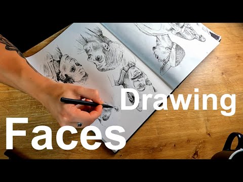 Frustrated With Drawing Faces? Watch This!