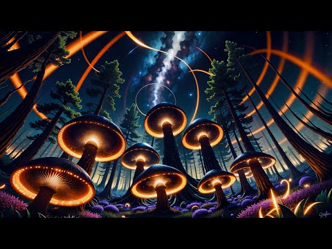 Nexxus 604 - Dark Forest - Psychedelic trance mix 2023 &bull; (4K animated graphic visuals)